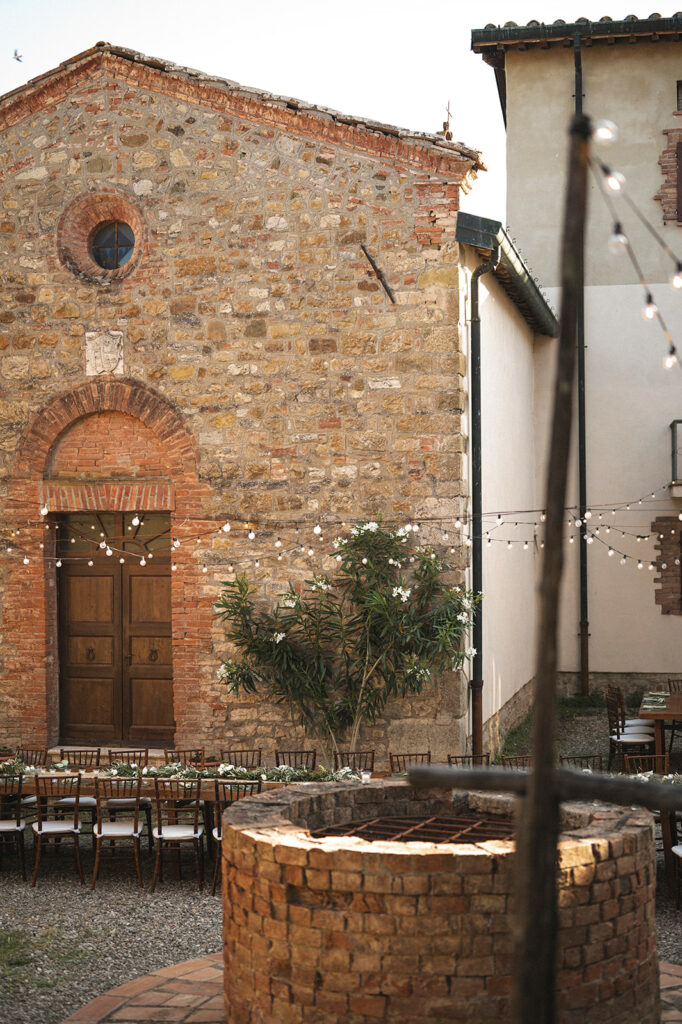 rustic wedding in siena